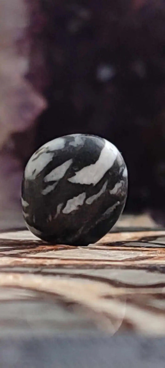 Jaspe zébré du Brésil pierre roulée Grade A++++ Jaspe Zèbre pierre roulée