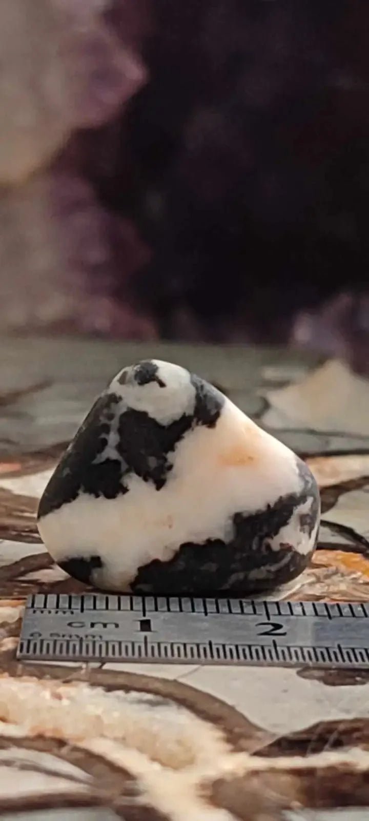 Load image into Gallery viewer, Jaspe zébré du Brésil pierre roulée Grade A++++ Jaspe Zèbre pierre roulée
