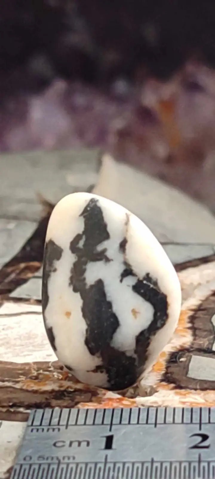 Load image into Gallery viewer, Jaspe zébré du Brésil pierre roulée Grade A++++ Jaspe Zèbre pierre roulée
