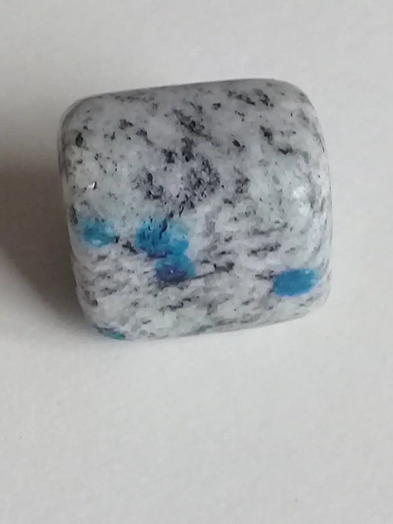 Load image into Gallery viewer, K-2 ’Ketonite’ (Azurite/ Malachite/ Granit/ Biotite) pierre roulée Grade A++++ Très rare K-2 ’Kétonite’ pierre roulée
