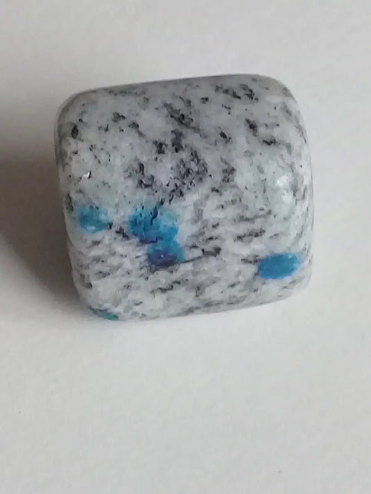 K-2 ’Ketonite’ (Azurite/ Malachite/ Granit/ Biotite) pierre roulée Grade A++++ Très rare K-2 ’Kétonite’ pierre roulée