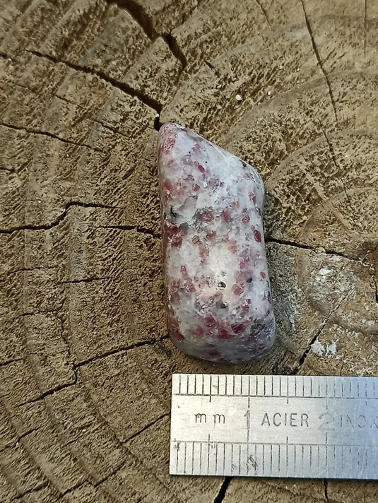 Kakortokite du Groënland pierre roulée Grade A++++ ’Très rare’ Kakortokite