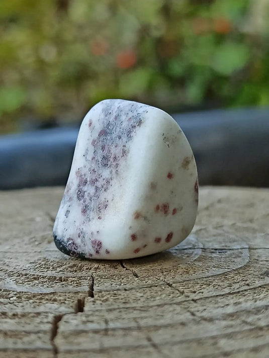 Kakortokite du Groënland pierre roulée Grade A++++ ’Très rare’ Kakortokite