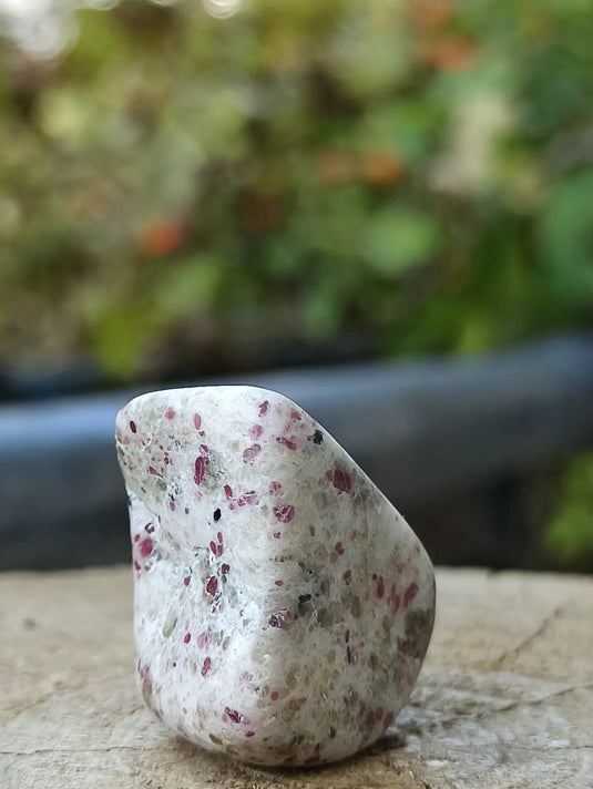 Kakortokite du Groënland pierre roulée Grade A++++ ’Très rare’ Kakortokite