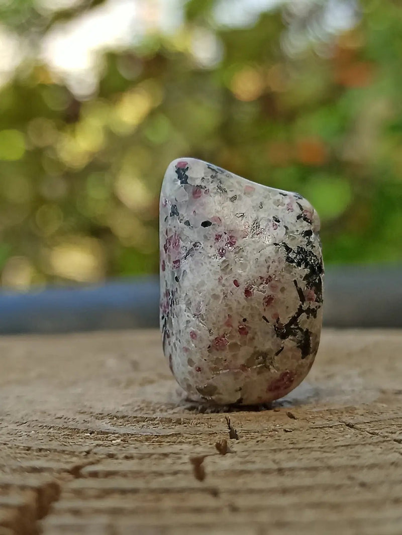 Chargez l'image dans la visionneuse de la galerie, Kakortokite du Groënland pierre roulée Grade A++++ ’Très rare’ Kakortokite
