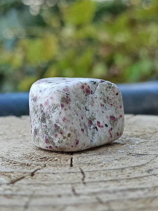 Kakortokite du Groënland pierre roulée Grade A++++ ’Très rare’ Kakortokite