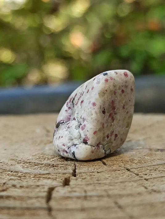 Kakortokite du Groënland pierre roulée Grade A++++ ’Très rare’ Kakortokite