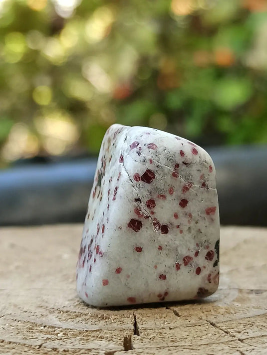 Kakortokite du Groënland pierre roulée Grade A++++ ’Très rare’ Kakortokite