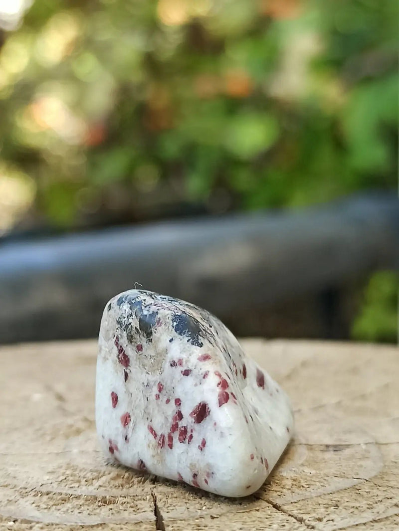 Chargez l&#39;image dans la visionneuse de la galerie, Kakortokite du Groënland pierre roulée Grade A++++ ’Très rare’ Kakortokite
