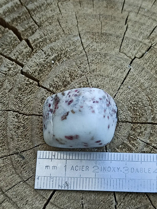 Kakortokite du Groënland pierre roulée Grade A++++ ’Très rare’ Kakortokite