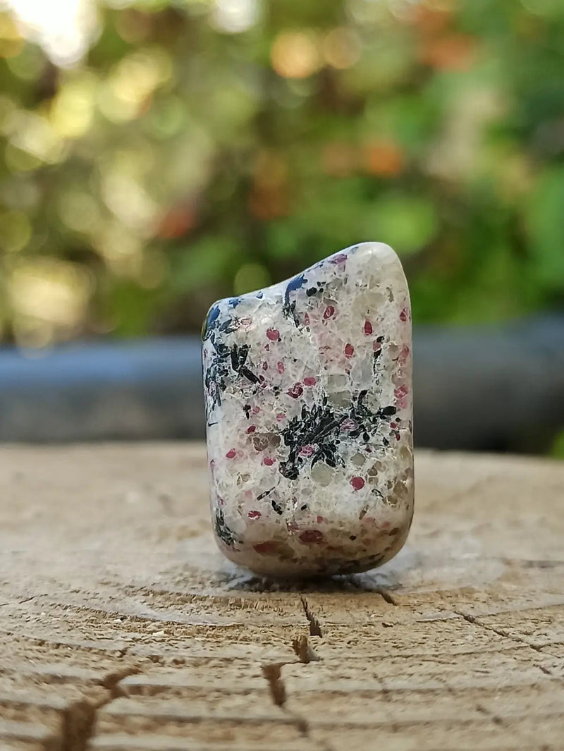 Chargez l'image dans la visionneuse de la galerie, Kakortokite du Groënland pierre roulée Grade A++++ ’Très rare’ Kakortokite
