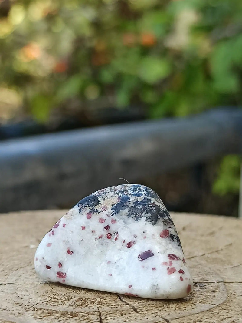 Chargez l&#39;image dans la visionneuse de la galerie, Kakortokite du Groënland pierre roulée Grade A++++ ’Très rare’ Kakortokite
