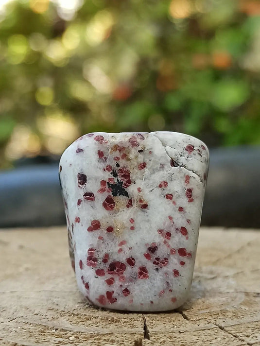 Kakortokite du Groënland pierre roulée Grade A++++ ’Très rare’ Kakortokite