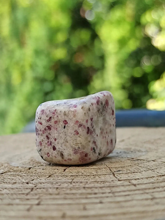 Kakortokite du Groënland pierre roulée Grade A++++ ’Très rare’ Kakortokite