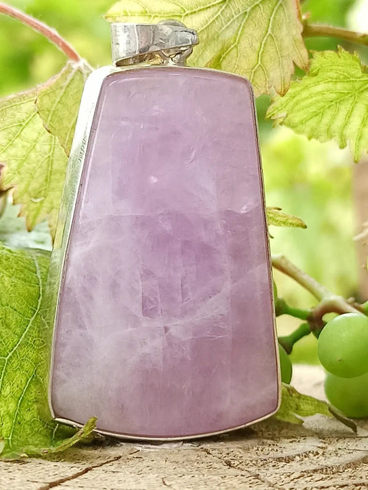 Kunzite du Brésil pendentif monté/ Argt925 Grade A++++ Kunzite pendentif