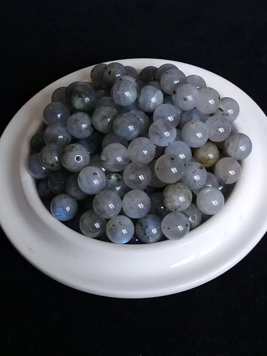 Labradorite du Canada perle Grade A++++ Prix perle à l’unité Labradorite du Canada perle 8mm