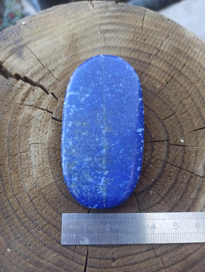 Chargez l&#39;image dans la visionneuse de la galerie, Lapis Lazuli NATUREL d’Afghanistan galet Grade A++++ Galet Lapis Lazuli Dans la besace du p&#39;tit Poucet   
