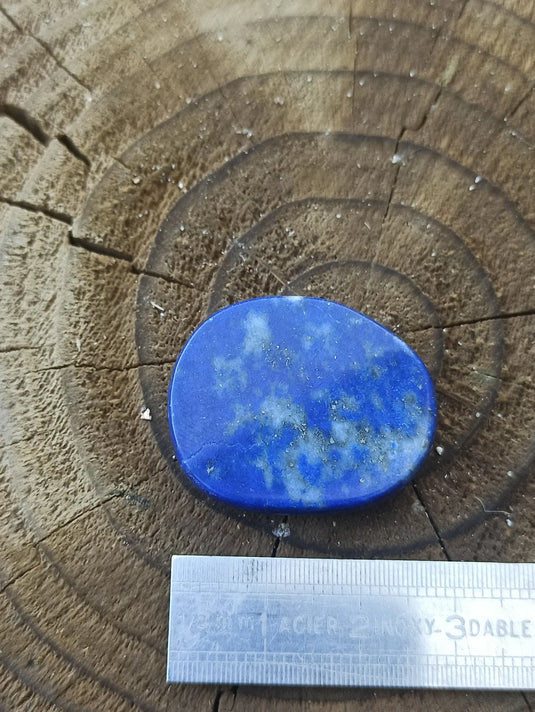 Lapis Lazuli NATUREL d’Afghanistan pierre roulée Grade A++++ Pierre roulée Dans la besace du p'tit Poucet   