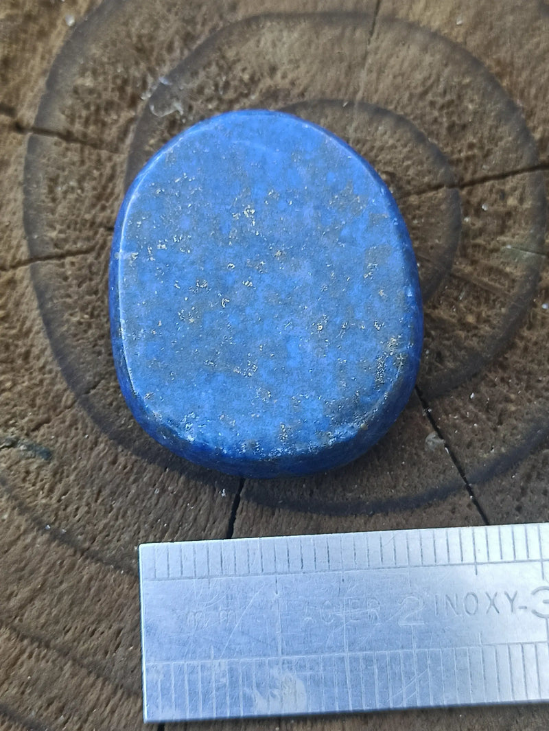 Chargez l&#39;image dans la visionneuse de la galerie, Lapis Lazuli NATUREL d’Afghanistan pierre roulée Grade A++++ pierre roulée Lapis Lazuli Dans la besace du p&#39;tit Poucet   
