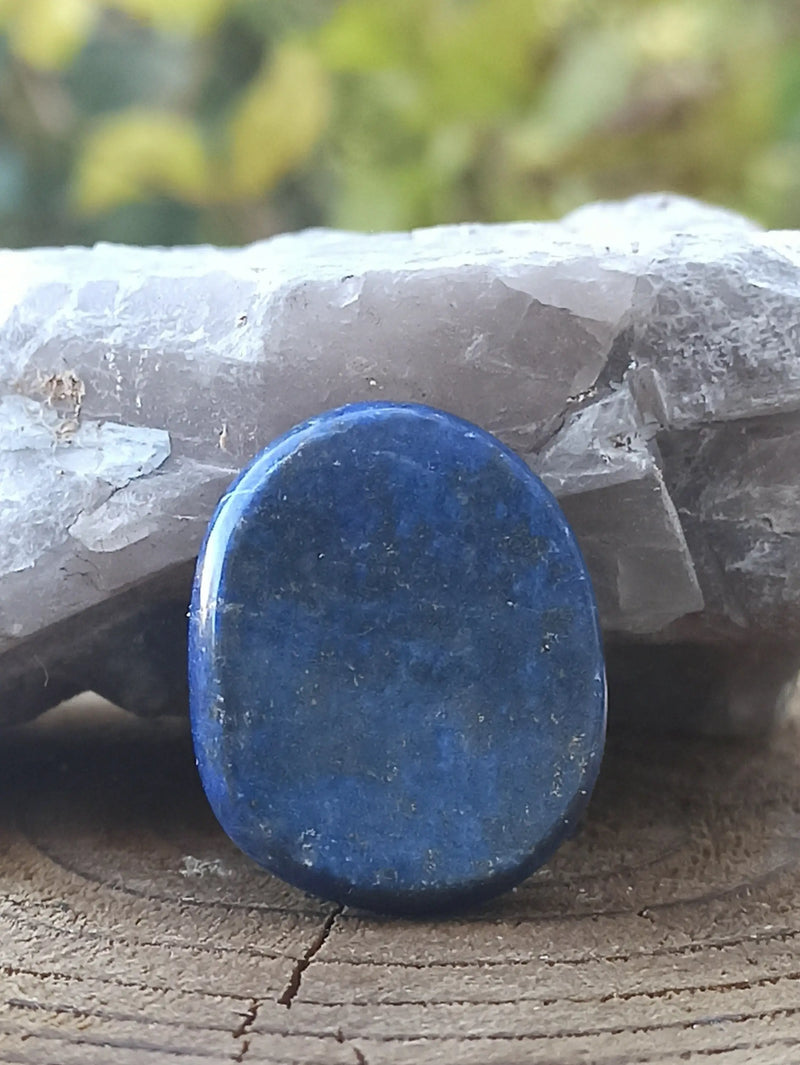 Cargue la imagen en el visor de la galería, Lapis Lazuli NATUREL d’Afghanistan pierre roulée Grade A++++ pierre roulée Lapis Lazuli Dans la besace du p&#39;tit Poucet   
