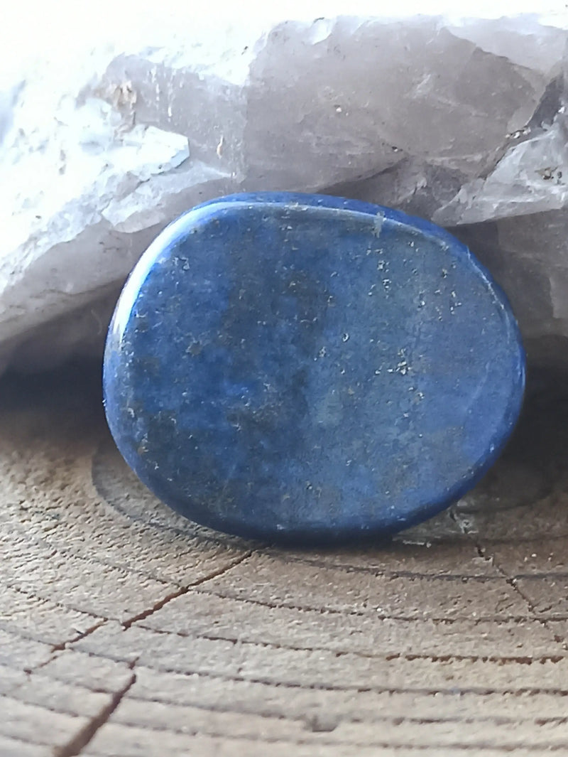 Carica immagine in Galleria Viewer, Lapis Lazuli NATUREL d’Afghanistan pierre roulée Grade A++++ pierre roulée Lapis Lazuli Dans la besace du p&#39;tit Poucet   
