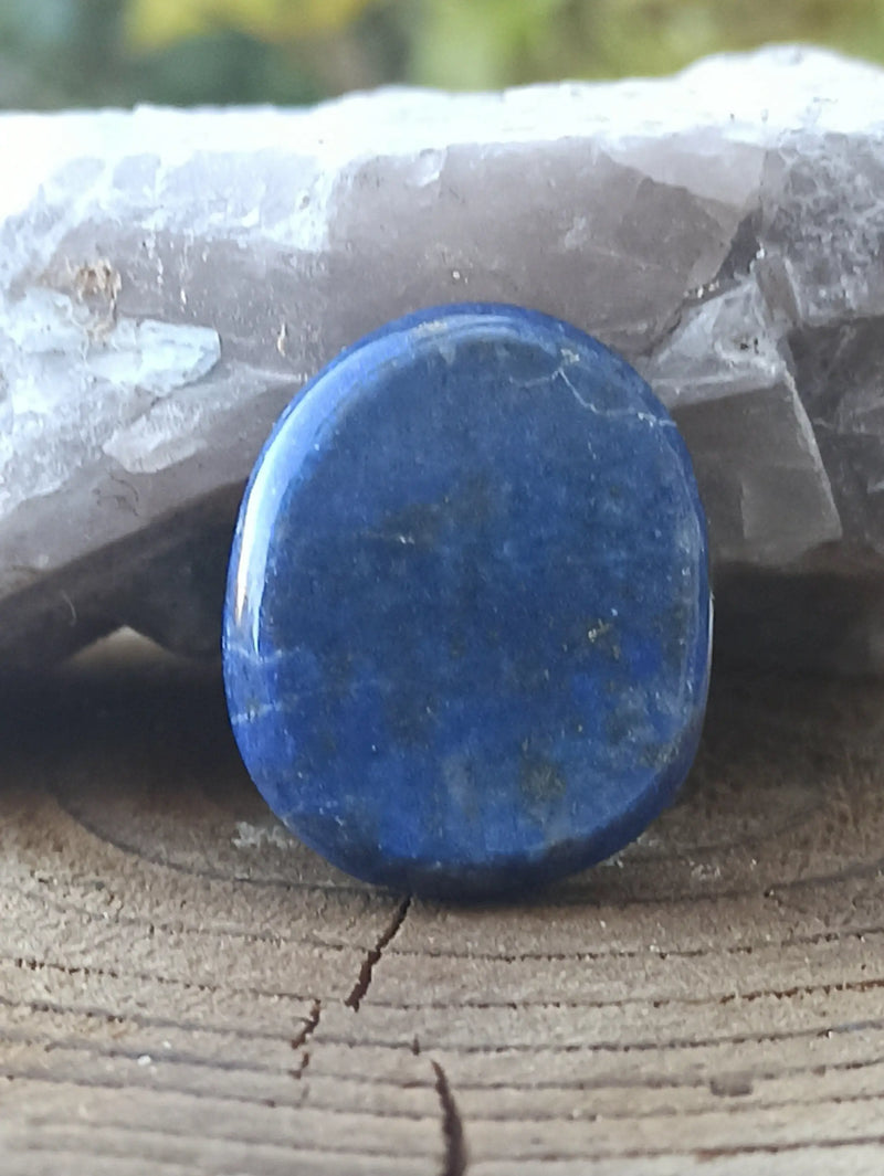 Laden Sie das Bild in Galerie -Viewer, Lapis Lazuli NATUREL d’Afghanistan pierre roulée Grade A++++ pierre roulée Lapis Lazuli Dans la besace du p&#39;tit Poucet   
