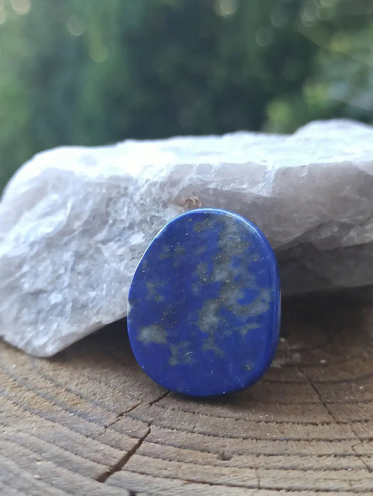 Lapis Lazuli NATUREL d’Afghanistan pierre roulée Grade A++++ Pierre roulée