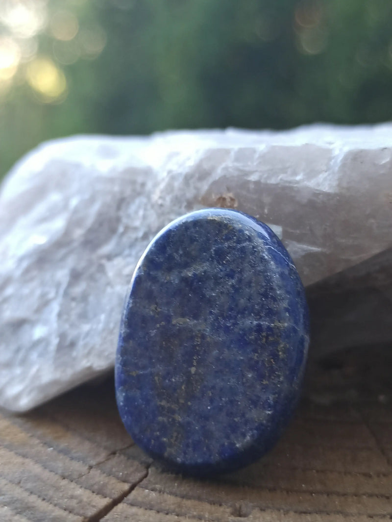 Load image into Gallery viewer, Lapis Lazuli NATURLE d’Afghanistan pierre roulée Grade A++++ Pierre roulée Dans la besace du p&#39;tit Poucet   
