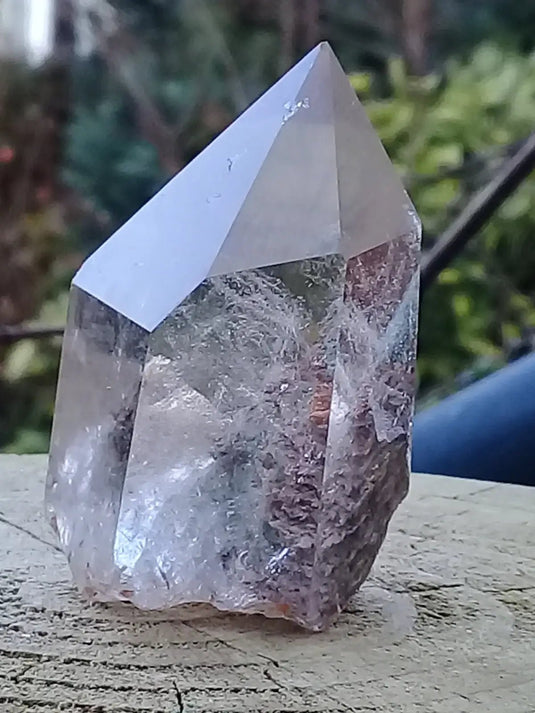 Lodolite Quartz Chaman du Brésil pointe brute Grade A++++ Lodolite Quartz Chaman du Brésil