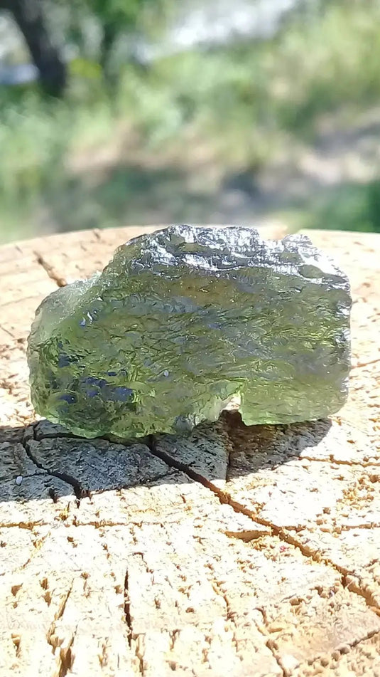 Moldavite pendentif Grade A ++++ (Fourni avec cordon) Moldavite pendentif
