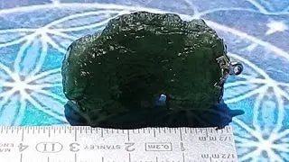 Moldavite pendentif Grade A ++++ (Fourni avec cordon) Moldavite pendentif