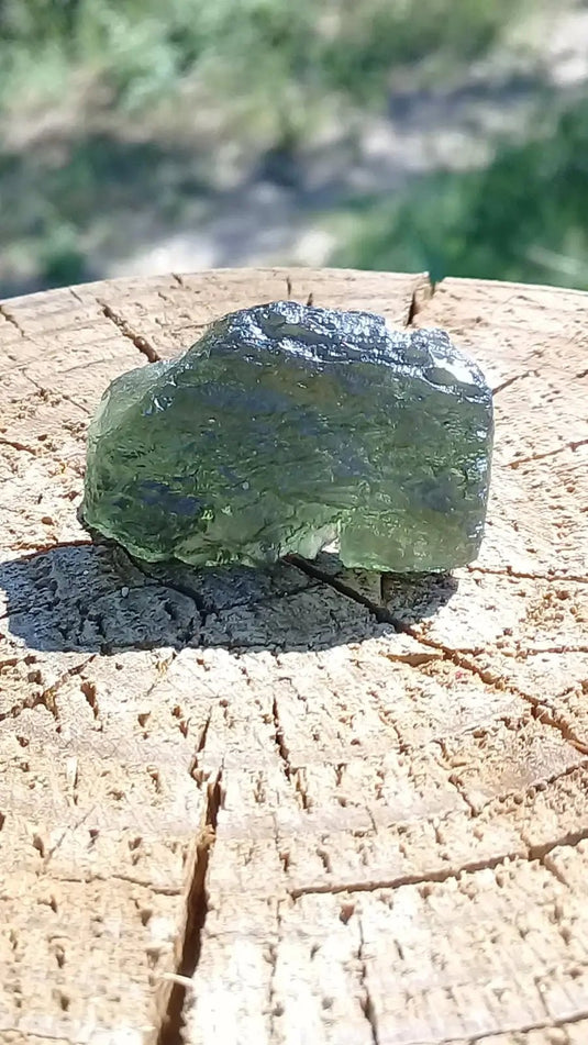 Moldavite pendentif Grade A ++++ (Fourni avec cordon) Moldavite pendentif
