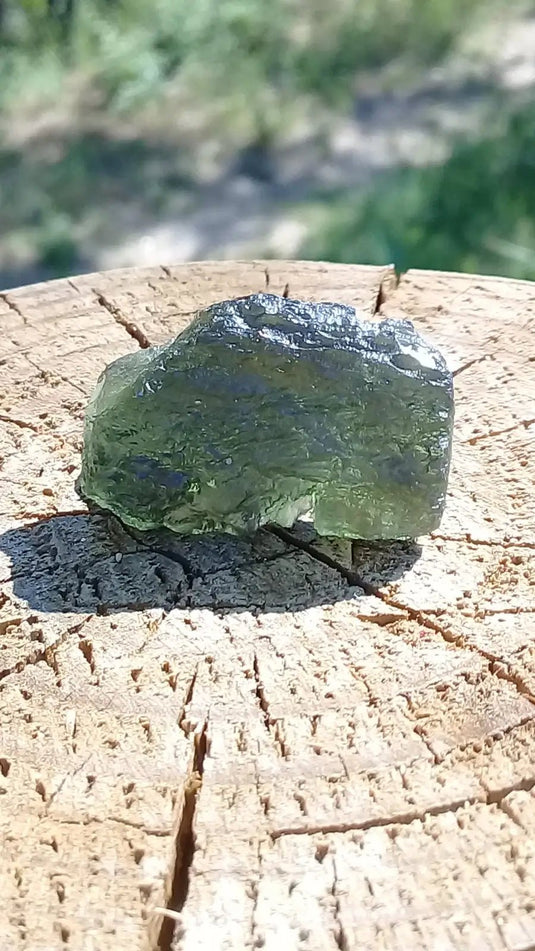 Moldavite pendentif Grade A ++++ (Fourni avec cordon) Moldavite pendentif