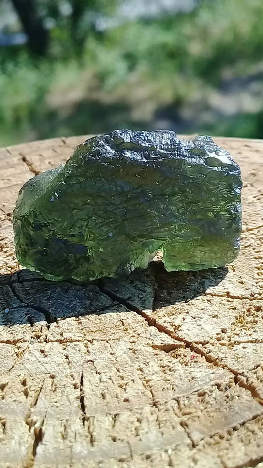 Moldavite pendentif Grade A ++++ (Fourni avec cordon) Moldavite pendentif