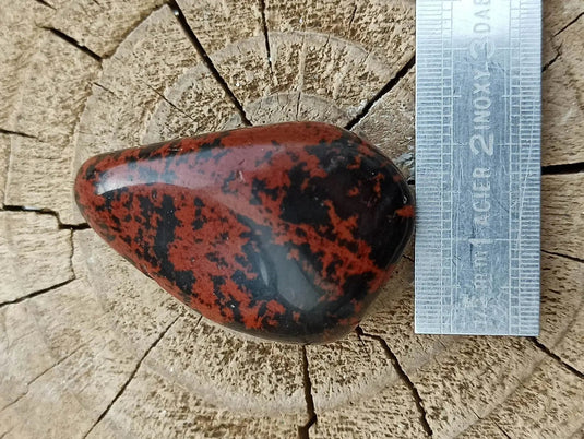 Obsidienne acajou Magahony du Mexique pierre roulée Grade A++++ Obsidienne acajou pierre roulée