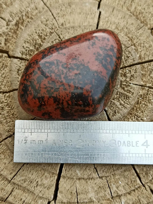 Obsidienne Acajou Magahony du Mexique pierre roulée Grade A++++ Obsidienne Acajou ou Magahony du Mexique Dans la besace du p'tit Poucet   