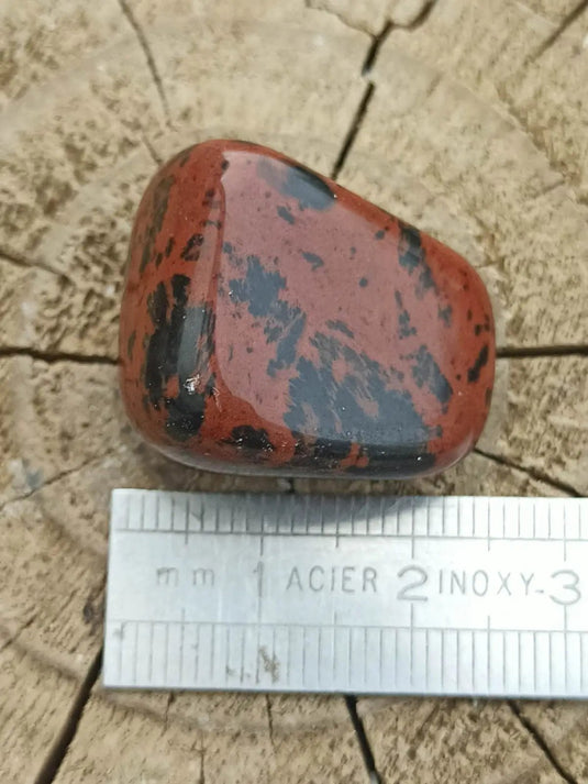 Obsidienne acajou Magahony du Mexique pierre roulée Grade A++++ Obsidienne Acajou ou Magahony du Mexique