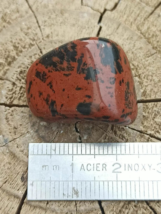 Obsidienne acajou Magahony du Mexique pierre roulée Grade A++++ Obsidienne Acajou ou Magahony du Mexique