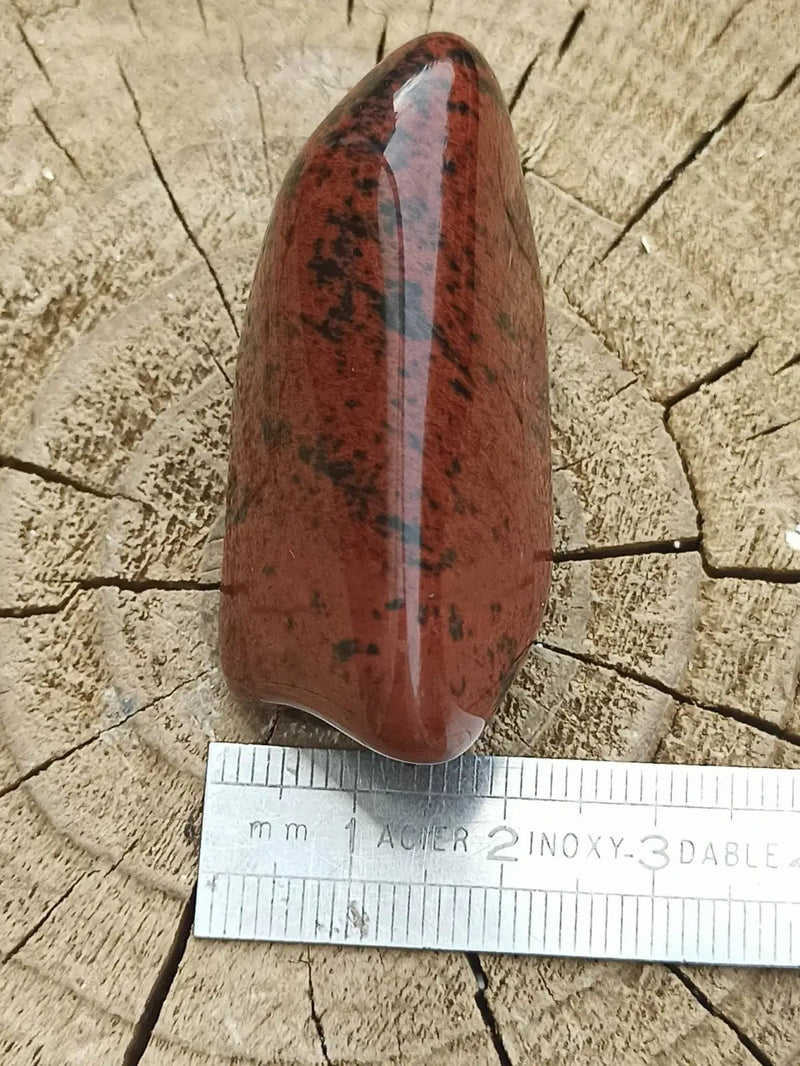 Load image into Gallery viewer, Obsidienne acajou Magahony du Mexique pierre roulée Grade A++++ Obsidienne Acajou ou Magahony du Mexique
