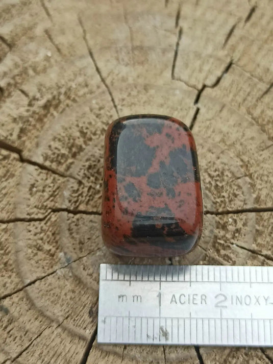 Obsidienne acajou Magahony du Mexique pierre roulée Grade A++++ Obsidienne Acajou ou Magahony du Mexique