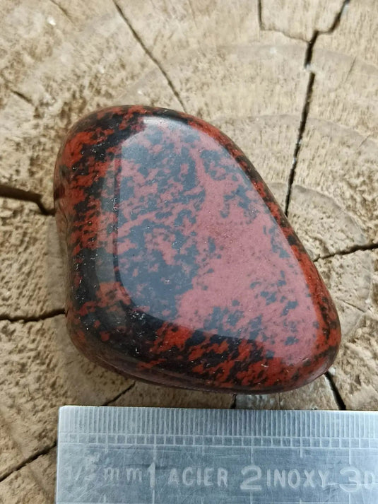 Obsidienne Acajou Magahony du Mexique pierre roulée Grade A++++ Obsidienne Acajou ou Magahony du Mexique