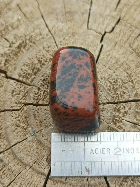 Obsidienne acajou Magahony du Mexique pierre roulée Grade A++++ Obsidienne Acajou ou Magahony du Mexique