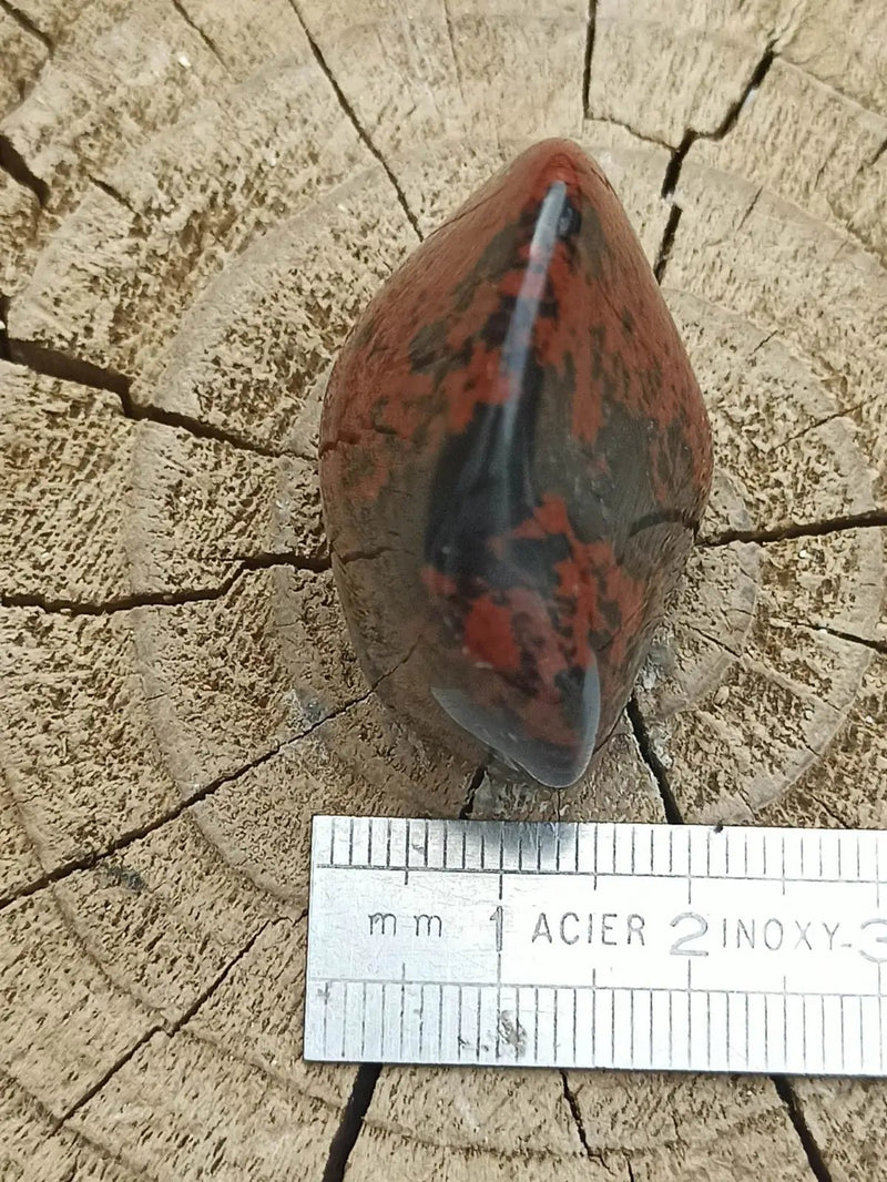 Load image into Gallery viewer, Obsidienne acajou Magahony du Mexique pierre roulée Grade A++++ Obsidienne Acajou ou Magahony du Mexique
