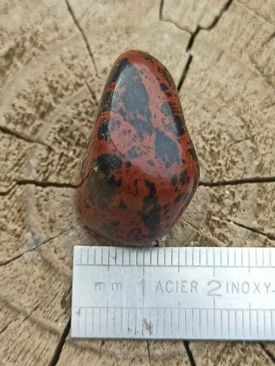 Obsidienne acajou Magahony du Mexique pierre roulée Grade A++++ Obsidienne Acajou ou Magahony du Mexique