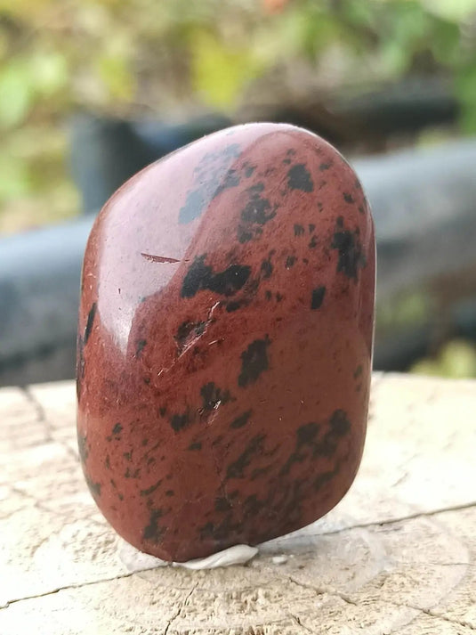 Obsidienne acajou Magahony du Mexique pierre roulée Grade A++++ Obsidienne Acajou ou Magahony du Mexique