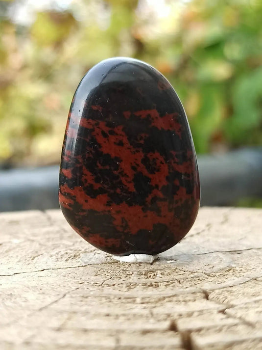 Obsidienne Acajou Magahony du Mexique pierre roulée Grade A++++ Obsidienne Acajou ou Magahony du Mexique