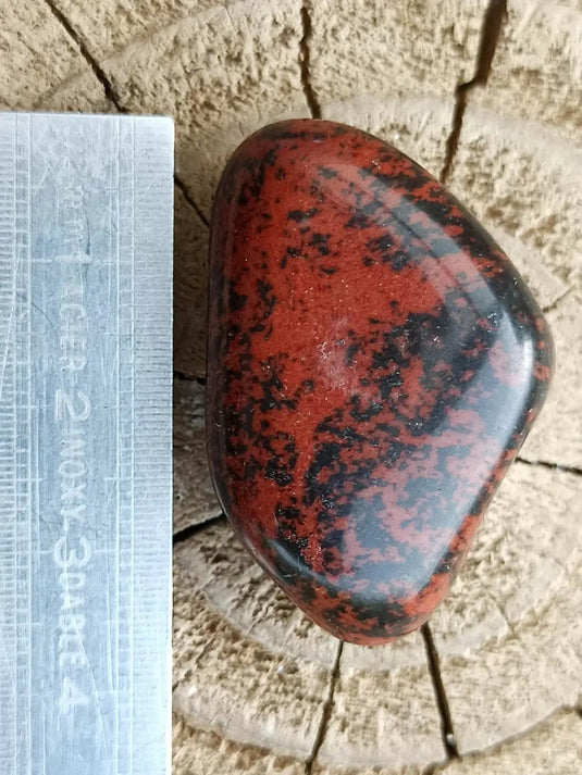 Obsidienne Acajou Magahony du Mexique pierre roulée Grade A++++ Obsidienne Acajou ou Magahony du Mexique