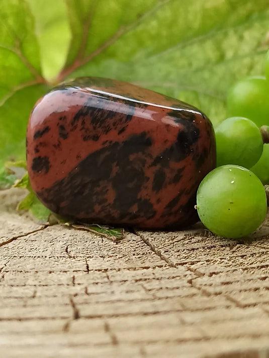 Obsidienne Acajou Magahony du Mexique pierre roulée Grade A++++ Obsidienne Acajou ou Magahony du Mexique