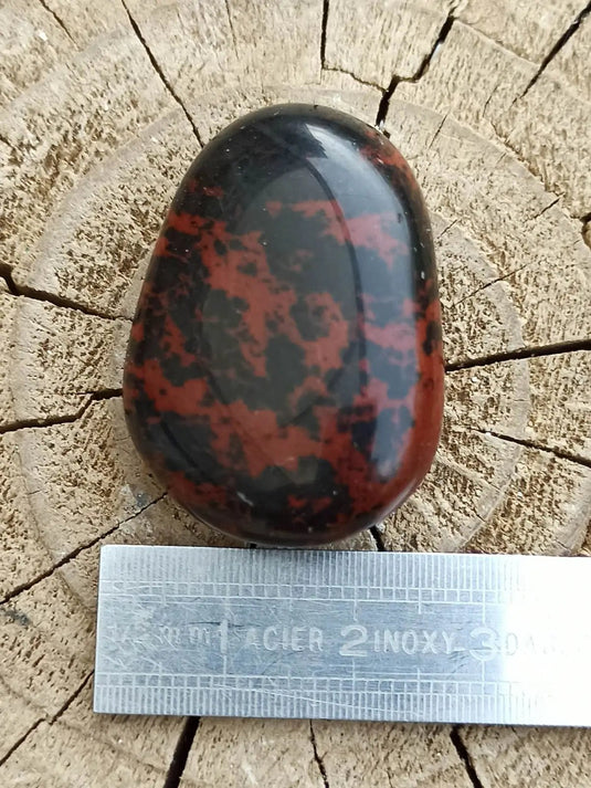 Obsidienne Acajou Magahony du Mexique pierre roulée Grade A++++ Obsidienne Acajou ou Magahony du Mexique