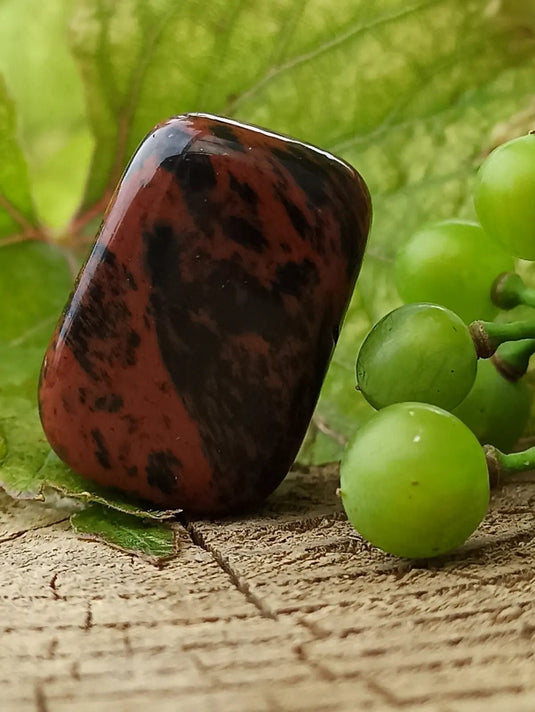 Obsidienne Acajou Magahony du Mexique pierre roulée Grade A++++ Obsidienne Acajou ou Magahony du Mexique